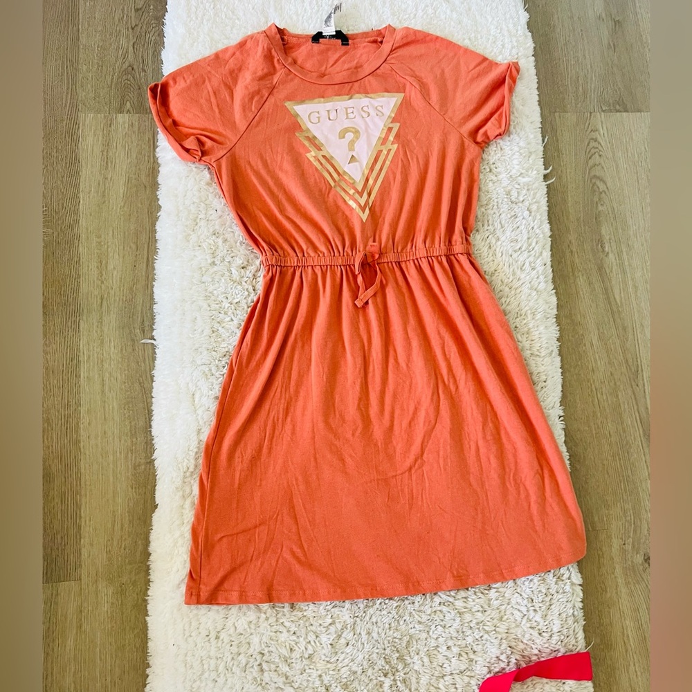 Guess Coral Short Sleeve Dress